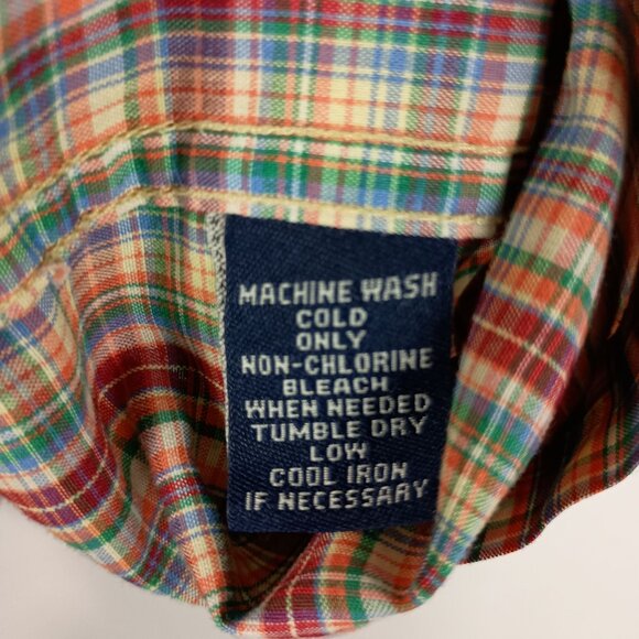 American Eagle Outfitters Mens Plaid Short Sleeve Button-Up Axle Shirt Size M - Picture 5 of 6